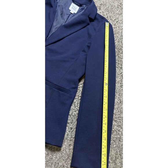 Gap Academy Blazer Women’s 6 Navy Blue Office Corporate Single Button Jacket - Picture 7 of 9